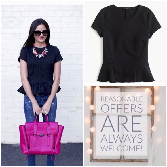 J. Crew peplum top - Picture 3 of 8